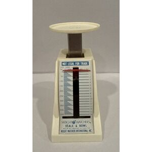 Vintage Weight Watchers Mechanical Scale Hard Plastic IDL Carlstadt NJ USA